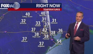 Houston weather: Chilly Veterans Day morning in the 40s, warmer week ahead