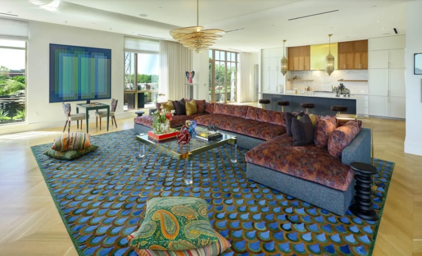 A Glamorous, Eclectic, and Whimsical Fern Santini-Designed Residence at The Terminal at Katy Trail