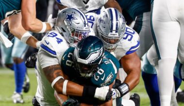 Eagles player to wear cleats honoring late Marshawn Kneeland vs. Cowboys