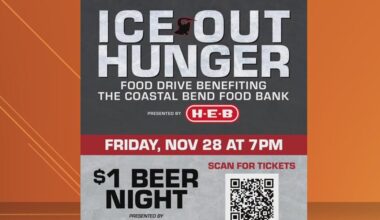 Corpus Christi IceRays launch ‘Ice Out Hunger’ food drive to support local food bank