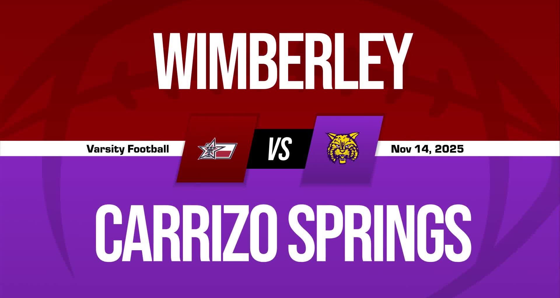 Wimberley Texans vs. Robstown Cottonpickers