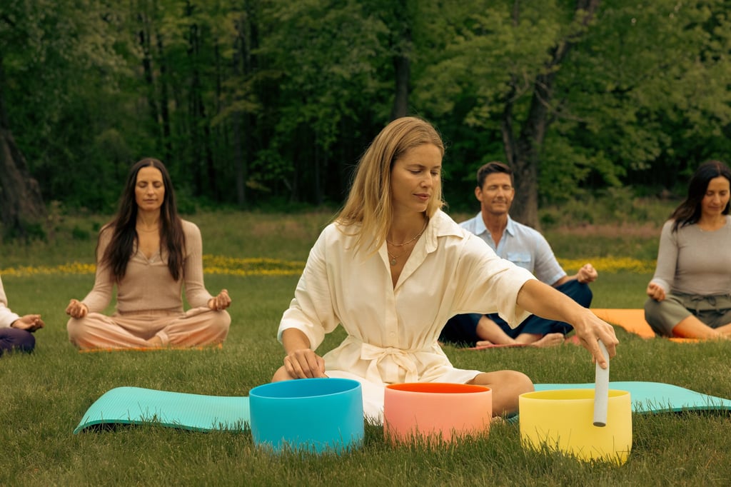 A meditation session at Canyon Ranch, Lenox, Massachusetts. Photo: Handout