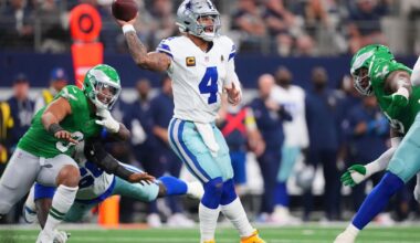 Dak Prescott breaks Tony Romo's franchise record for yards passing with the Dallas Cowboys | National News
