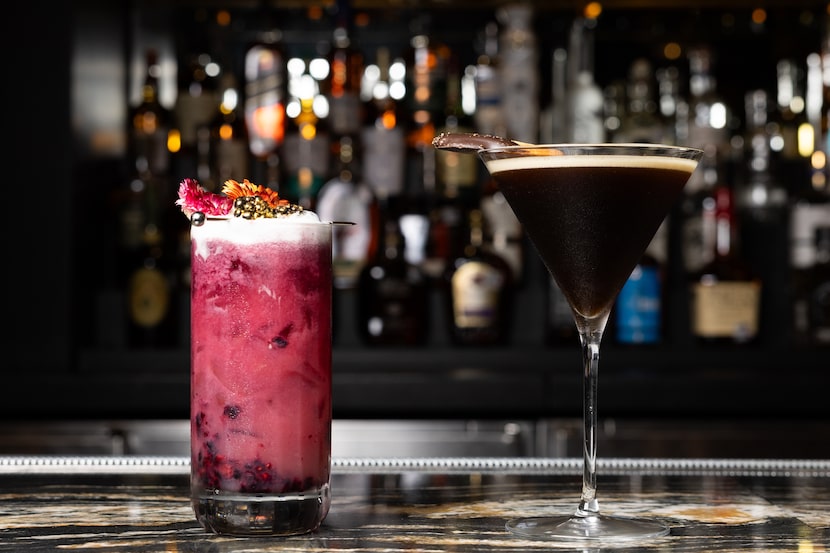 The Sophia, a rye cocktail, and the Napoli, an espresso martini, are among the options in...