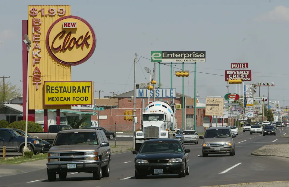 March 29, 2004: Dyer Street once was a major thoroughfare for the Northeast. The New Clock restaurant has weathered decreased traffic because of an established clientele, owners said.