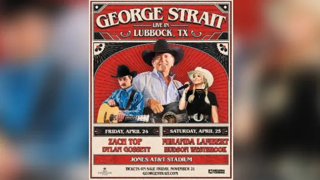 George Strait Live in Lubbock, TX (Messina Touring)