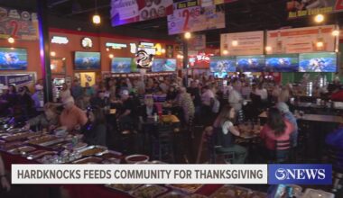 HardKnocks Sports Grill Hosts Community Thanksgiving for Islanders Without Nearby Family