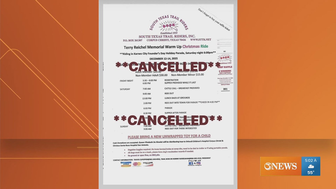 South Texas Trail Riders cancels Christmas weekend ride due to EHV-1 outbreak