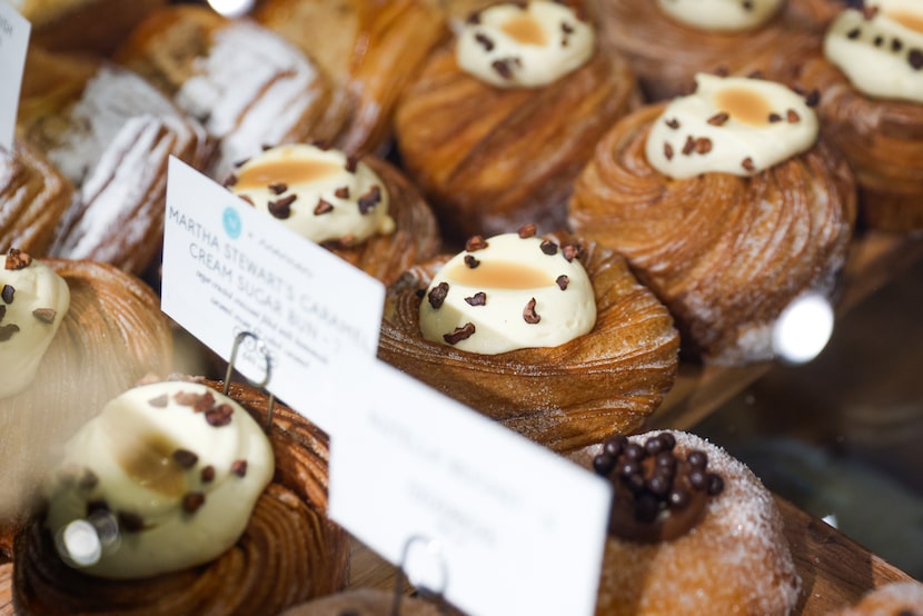 Martha Stewart’s Caramel Cream Sugar Bun sits at Maman's grand opening Thursday, Nov. 20,...