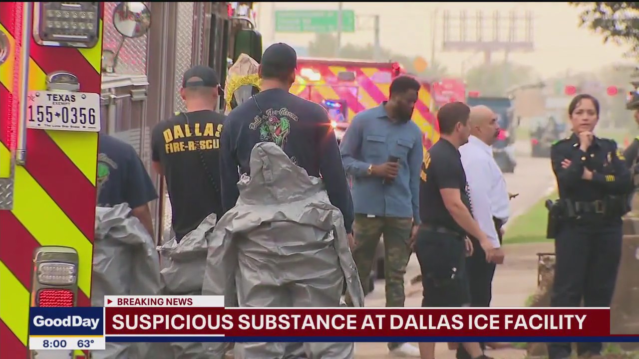 Suspicious substance investigated at Dallas ICE facility