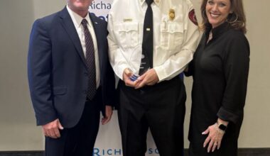 Local Rotary Clubs Honor Assistant Fire Chief Gene Senter