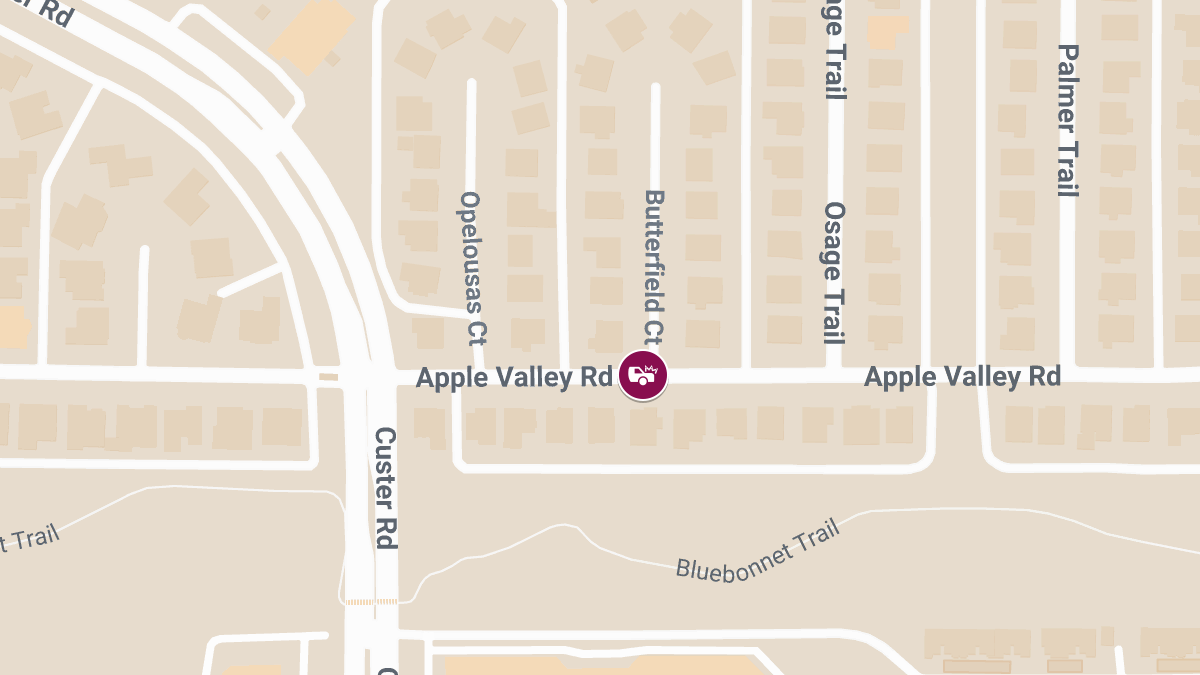 Plano, TX – Collision with Injuries on Apple Valley Rd Near Custer Rd