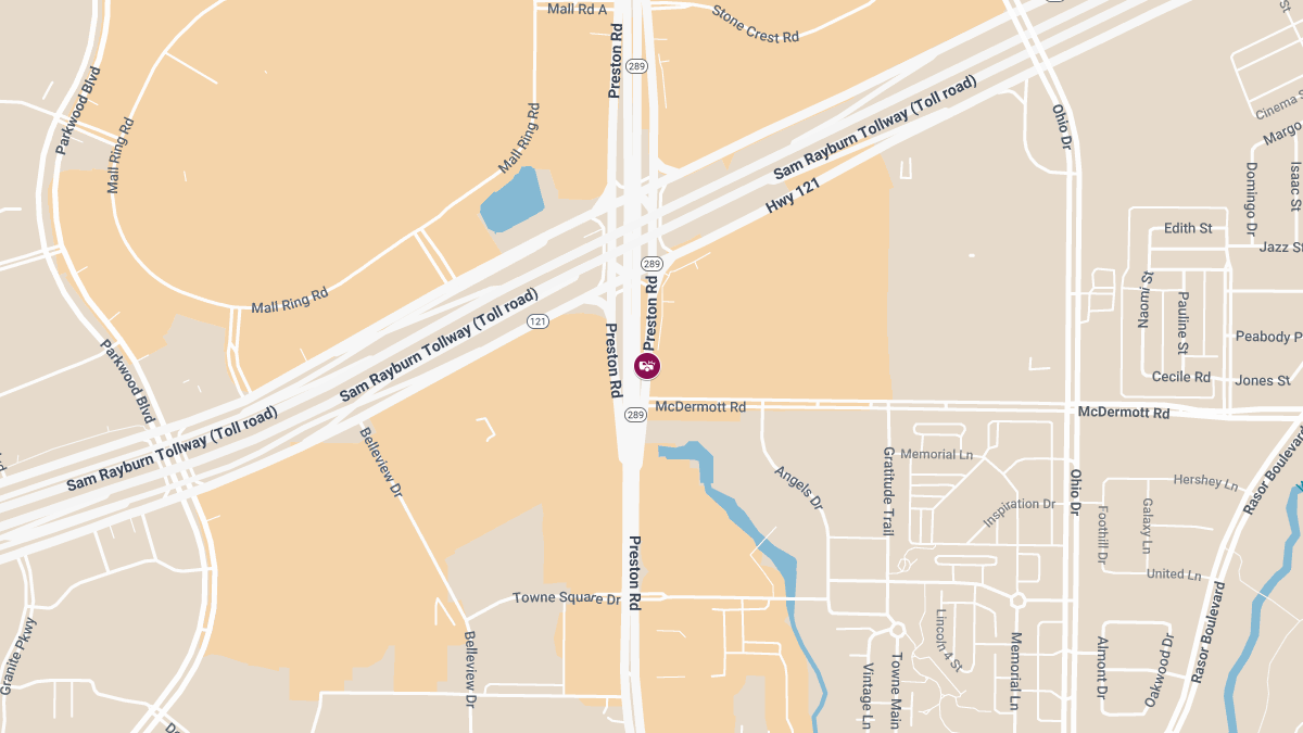 Plano, TX – Crash on Preston Rd Near Hwy 121 Leaves Two Injured 