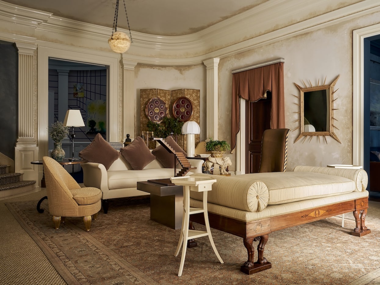 Sees Design's show house space, "Made to Measure," was inspired by legendary designer Bill...