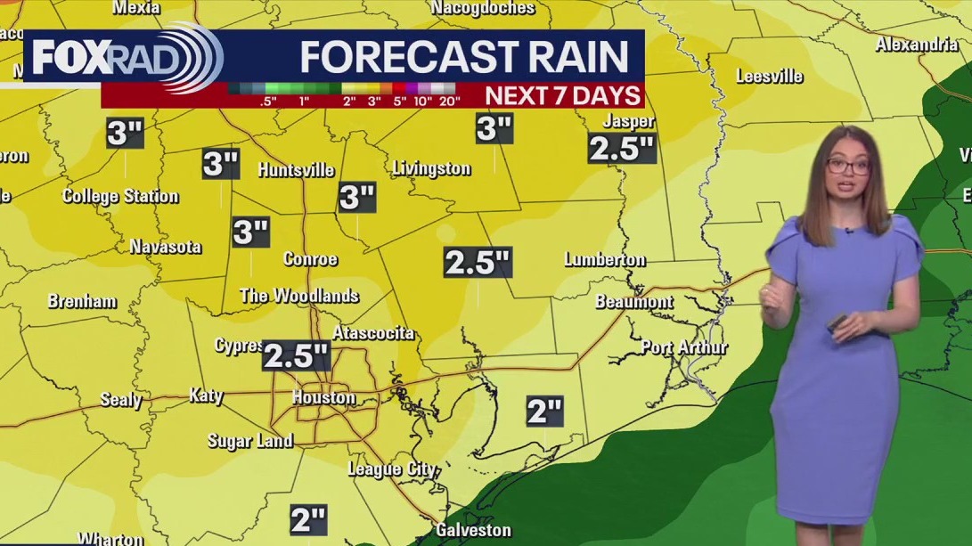 Houston weather: Warm Monday in the 80s, upcoming rain chances