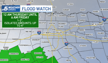 Heavy rain and storms expected Wednesday night, Thursday – NBC 5 Dallas-Fort Worth