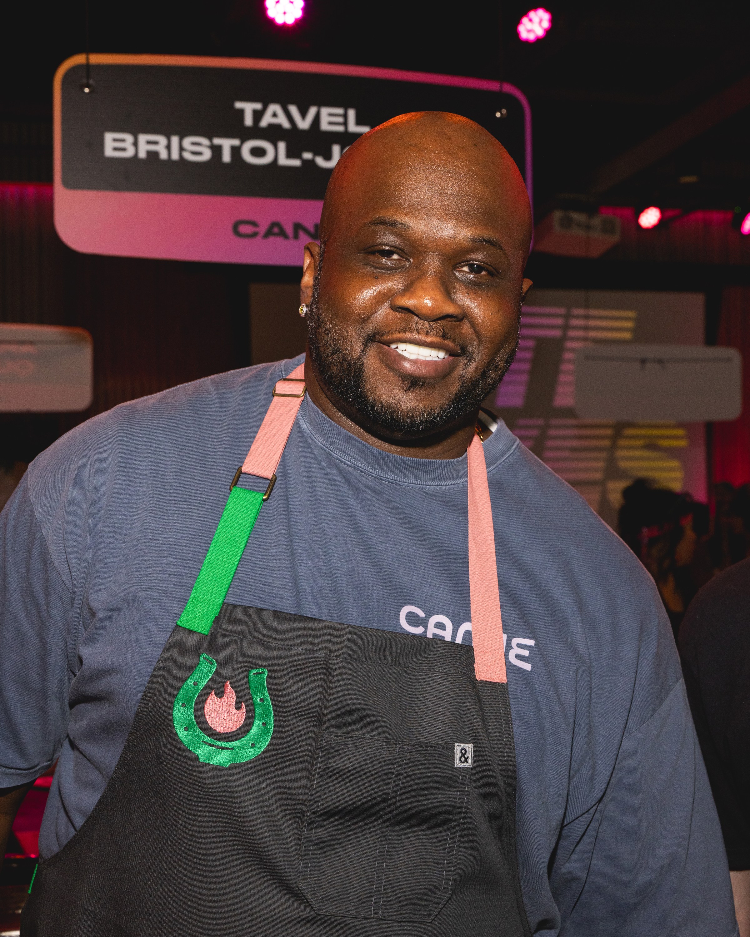 AUSTIN, TEXAS - MAY 23: Chef Tavel Bristol-Joseph participates in ‘Nite Moves’ at Assembly Hall during Hot Luck Festival on May 23, 2025 in Austin, Texas. (Photo by Rick Kern/Getty Images)