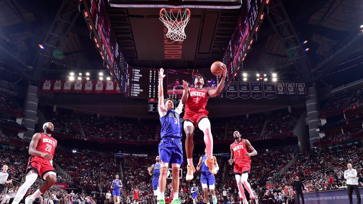 Thompson, Sengun power Rockets to win over Mavericks – NBC 5 Dallas-Fort Worth