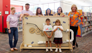 Plano Public Library receives STEM Play Walls after H-E-B donation