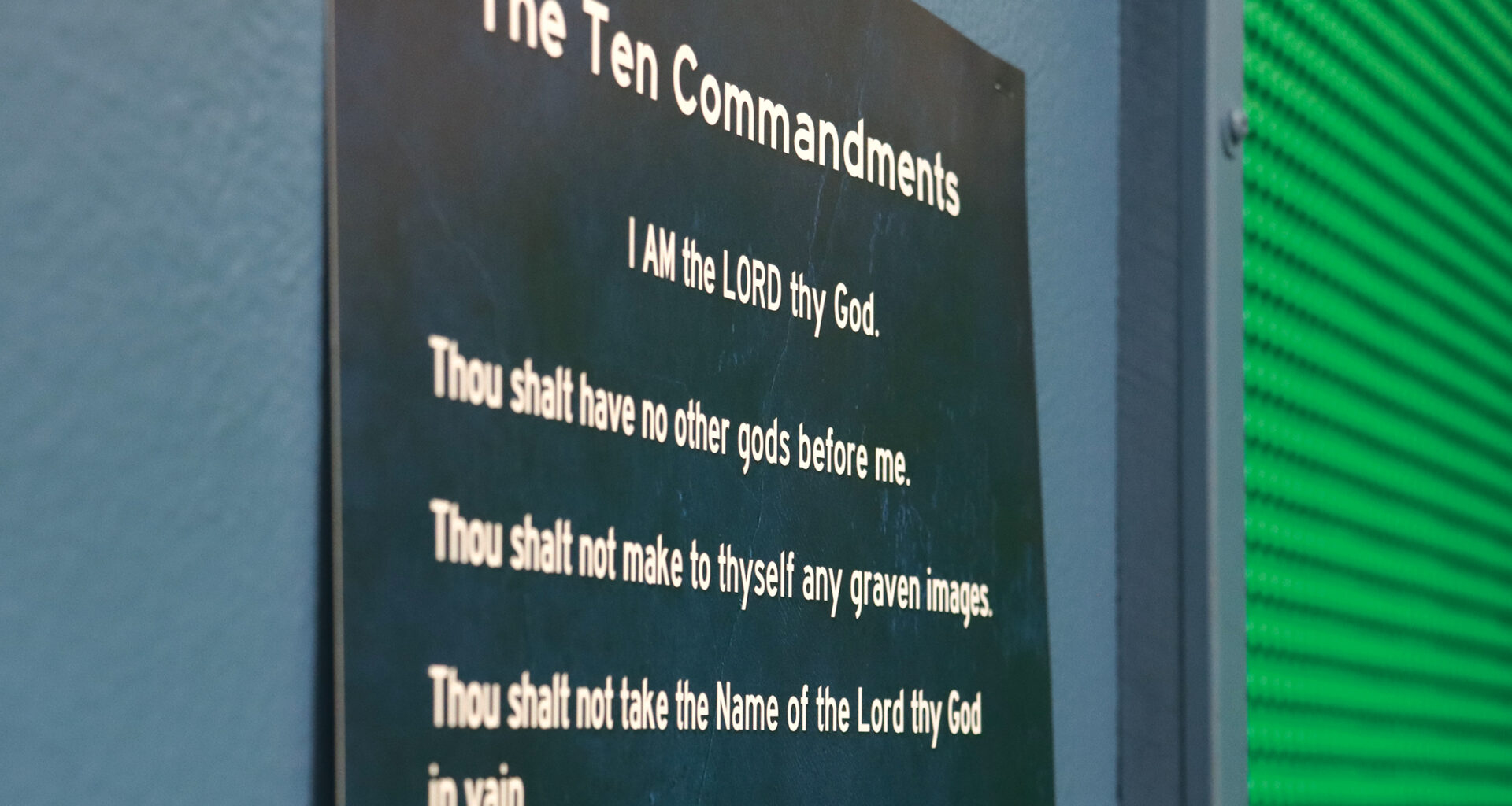 GISD displaying Ten Commandments posters in classrooms
