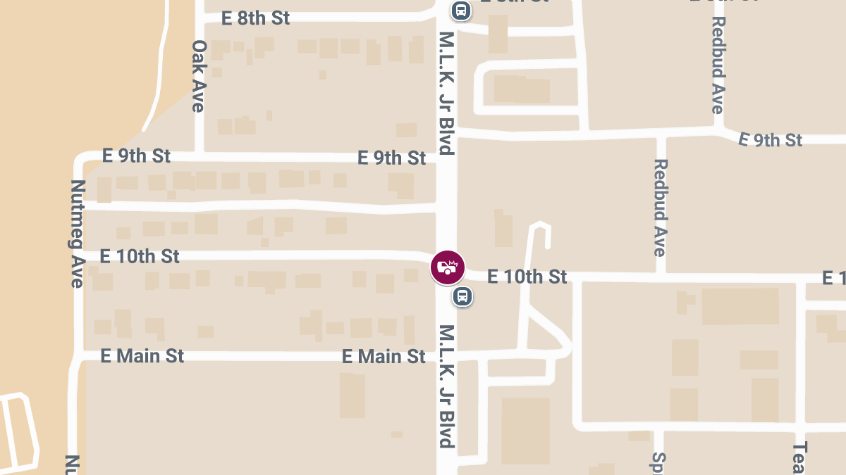 Lubbock, TX – Injuries Reported in Two-Car Collision at E 10th St and MLK Jr Blvd