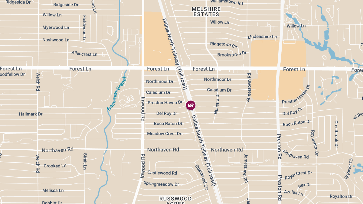 Plano, TX – Injury Collision on Dallas North Tollway near Chapel Hill Blvd