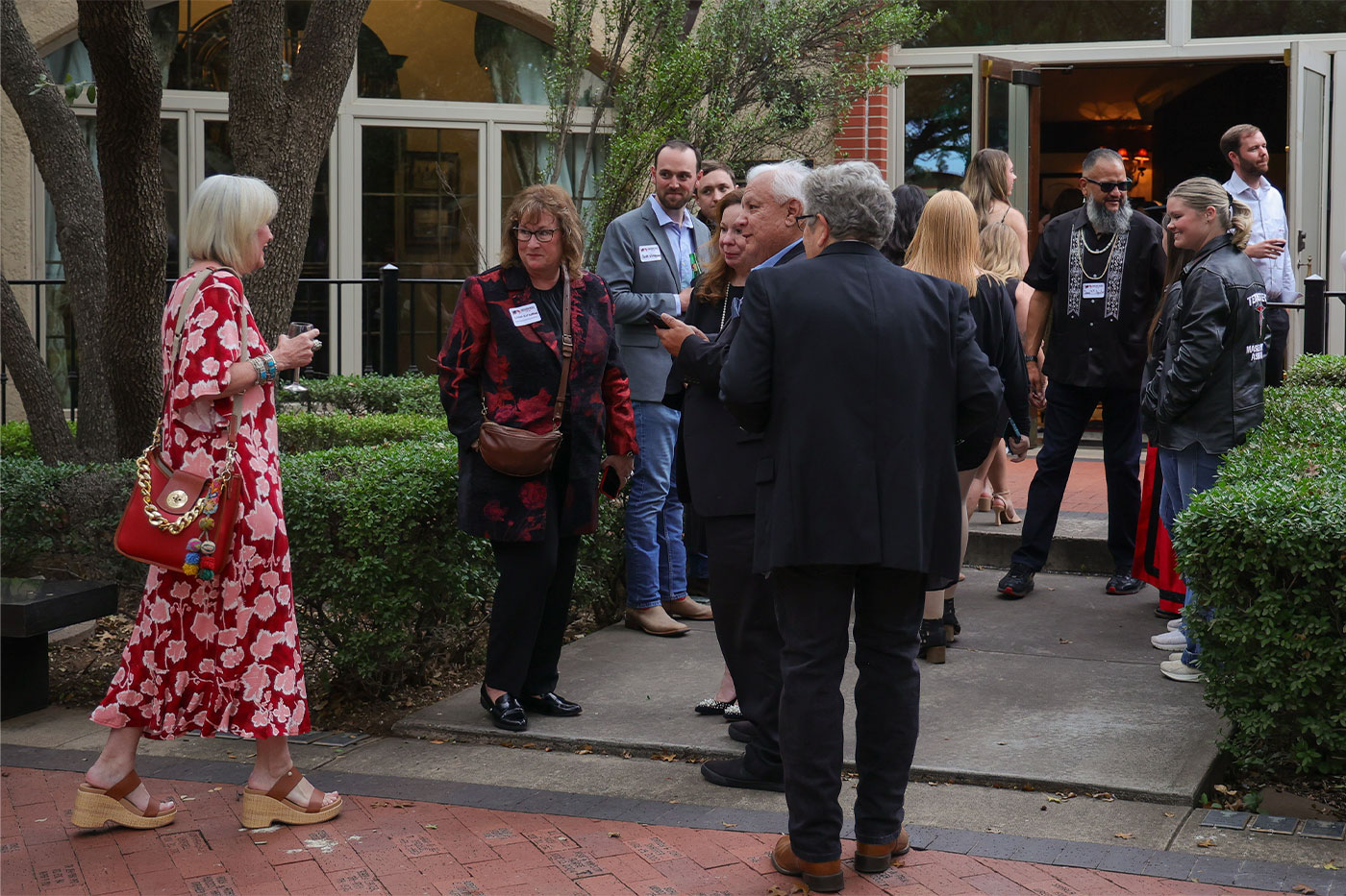 Reunion with former classmates. 