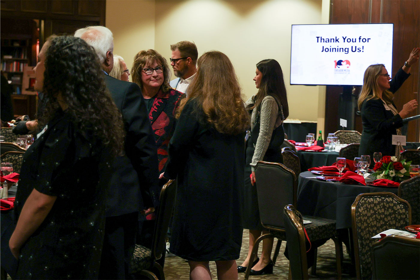 Reunion with former classmates. 