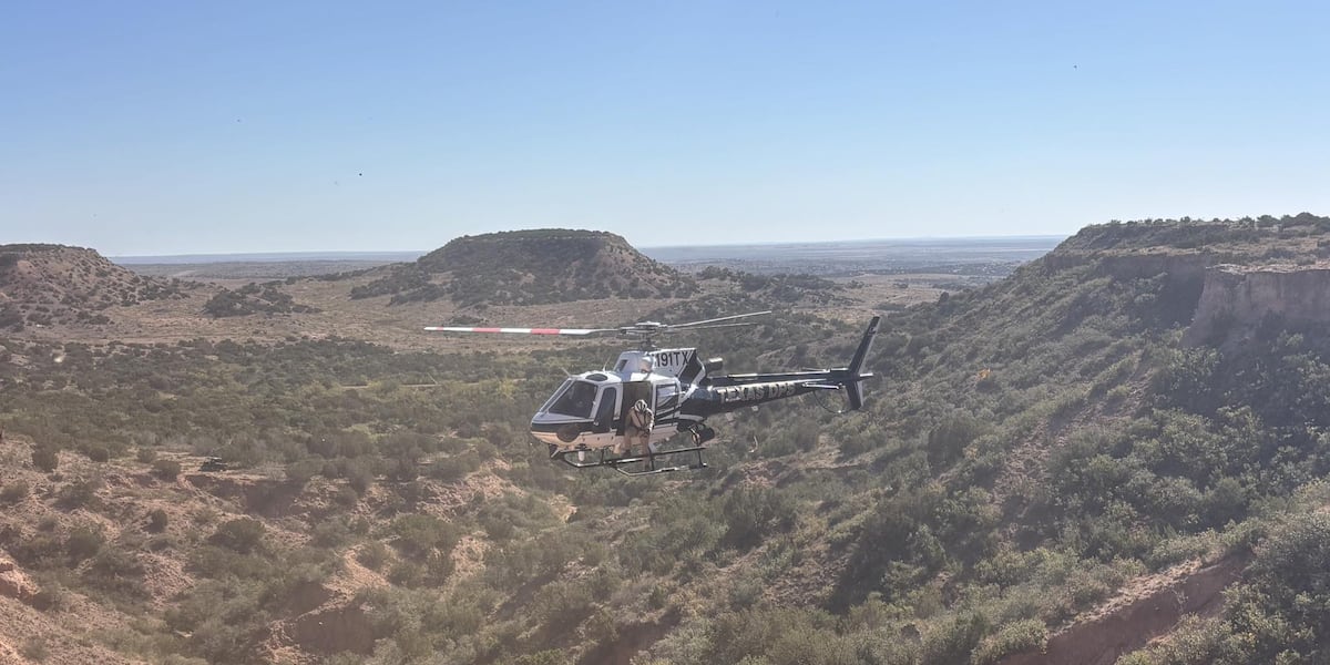 Man rescued from canyon in Crosby County airlifted to Lubbock
