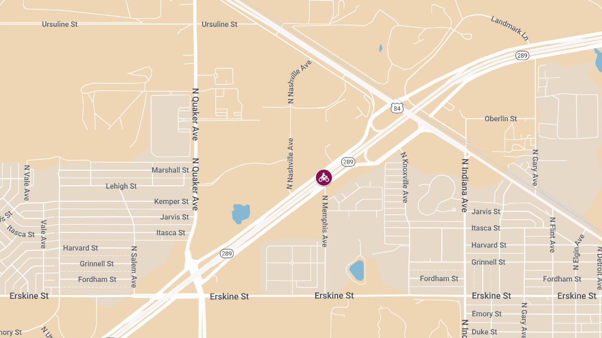 Lubbock, TX – Motorcycle Colision with Injuries Near N Memphis Ave and North Loop