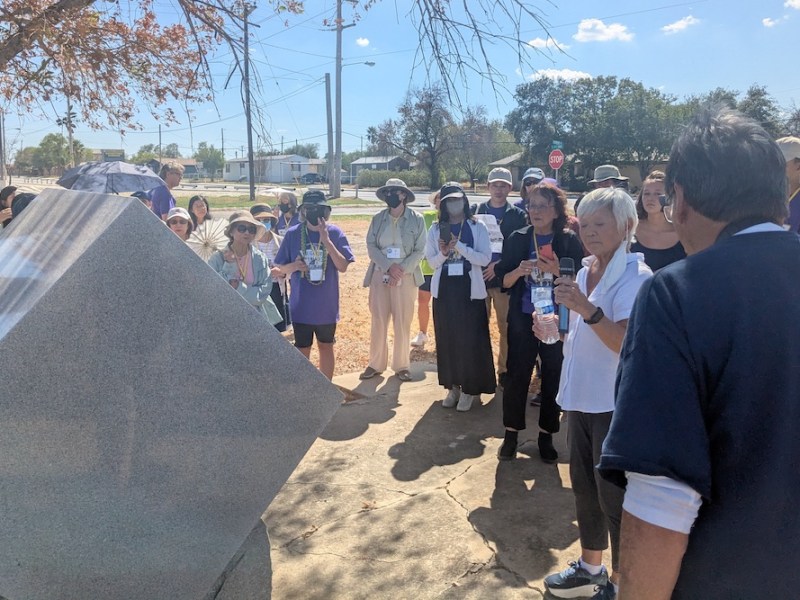 Survivors of WW2-era internment camp south of San Antonio gather to remember the injustice
