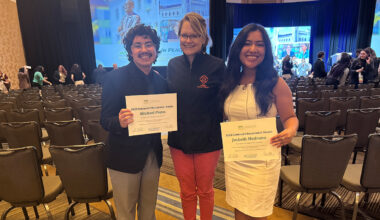 Two students honored with national award for storytelling project with formerly incarcerated individuals