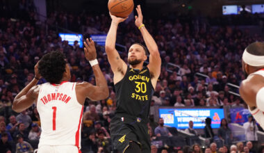 Steph Curry exits late in loss to Rockets – NBC Sports Bay Area & California