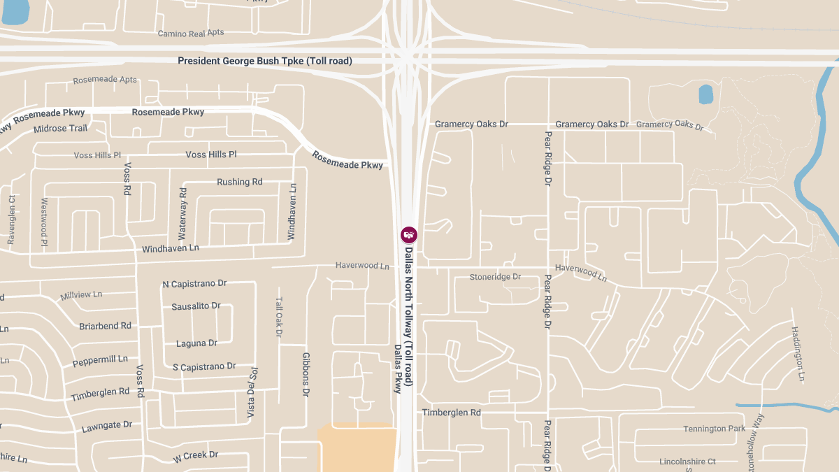Plano, TX – Traffic Crash with Head Injury on Dallas North Tollway near George Bush Tpke