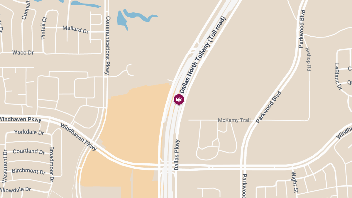 Plano, TX – Traffic Crash with Injuries on Southbound Tollway Near Windhaven Pkwy