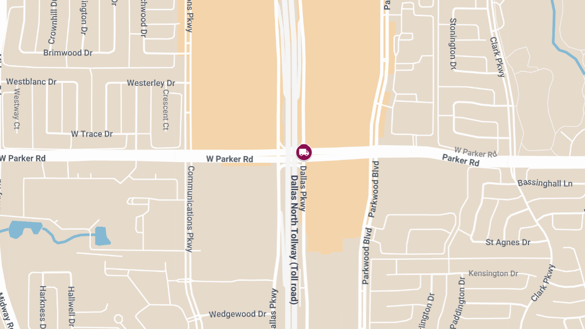 Plano, TX – Truck Crash at Dallas Pkwy & Parker Rd Causes Injuries