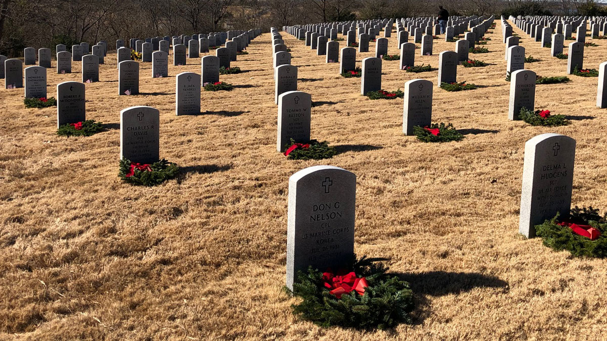 Buy a holiday wreath for DFW National Cemetery this Veterans Day – NBC 5 Dallas-Fort Worth