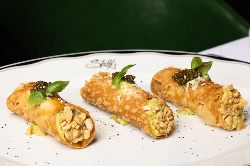 Tartare Cannoli are a crispy, creamy, salty appetizer.