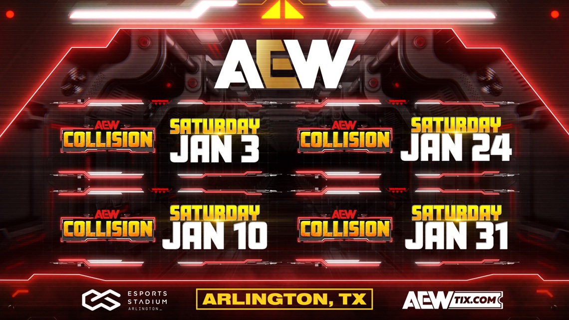 After a massive show at Globe Life Field last summer, AEW is hosting another Arlington residency
