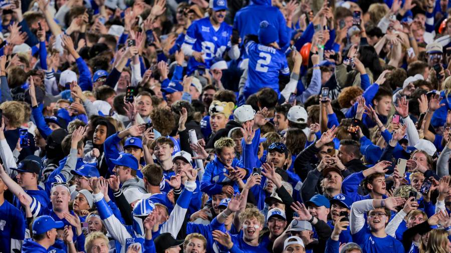 BYU Football Fans Rally To Help Texas Tech Team Barber