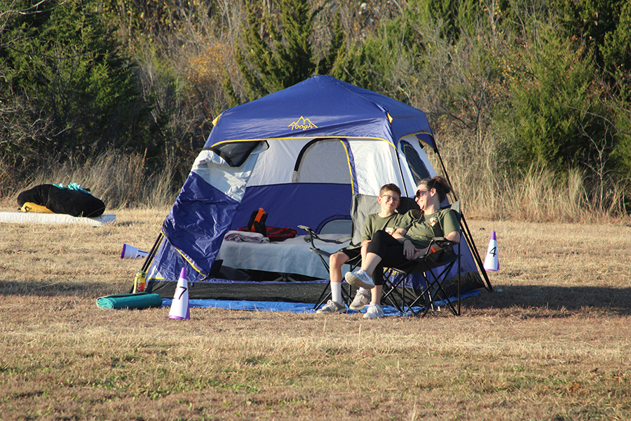Tents blossom in Murphy Central Park