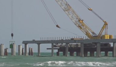 Bob Hall Pier rebuild faces delay; completion now expected in February