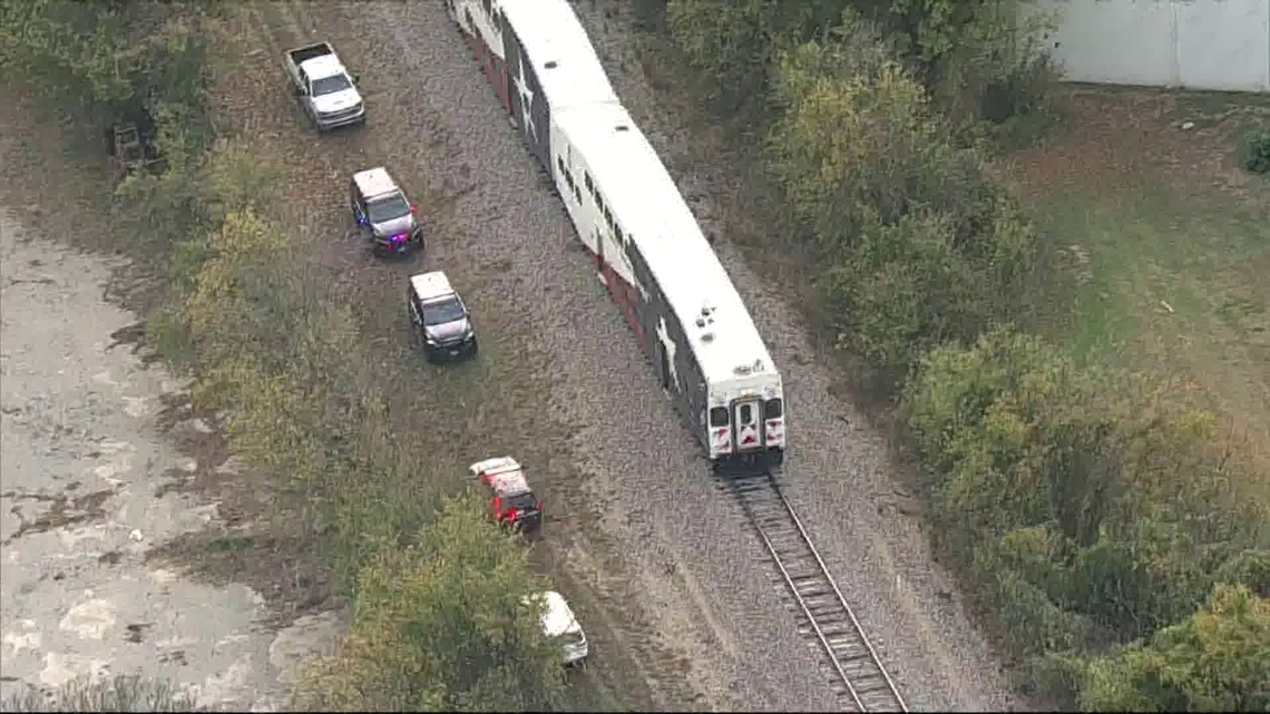 Child killed, adult injured in crash involving car and train in Tarrant County, officials say