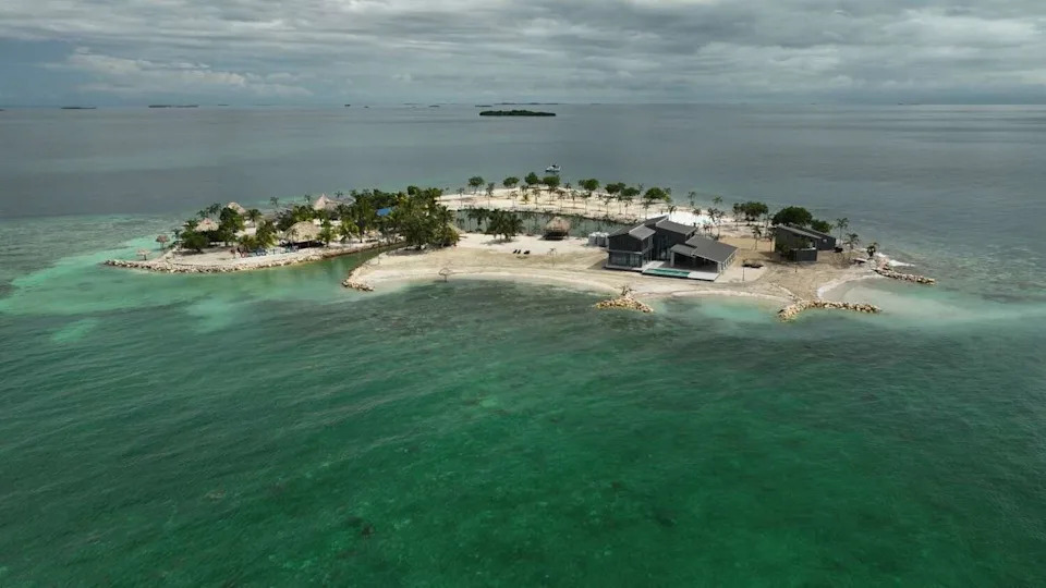 Former Houston Rockets player Reggie Bullock shows off private island in Belize named "Bullock Island." (Courtesy of Bullock Island )