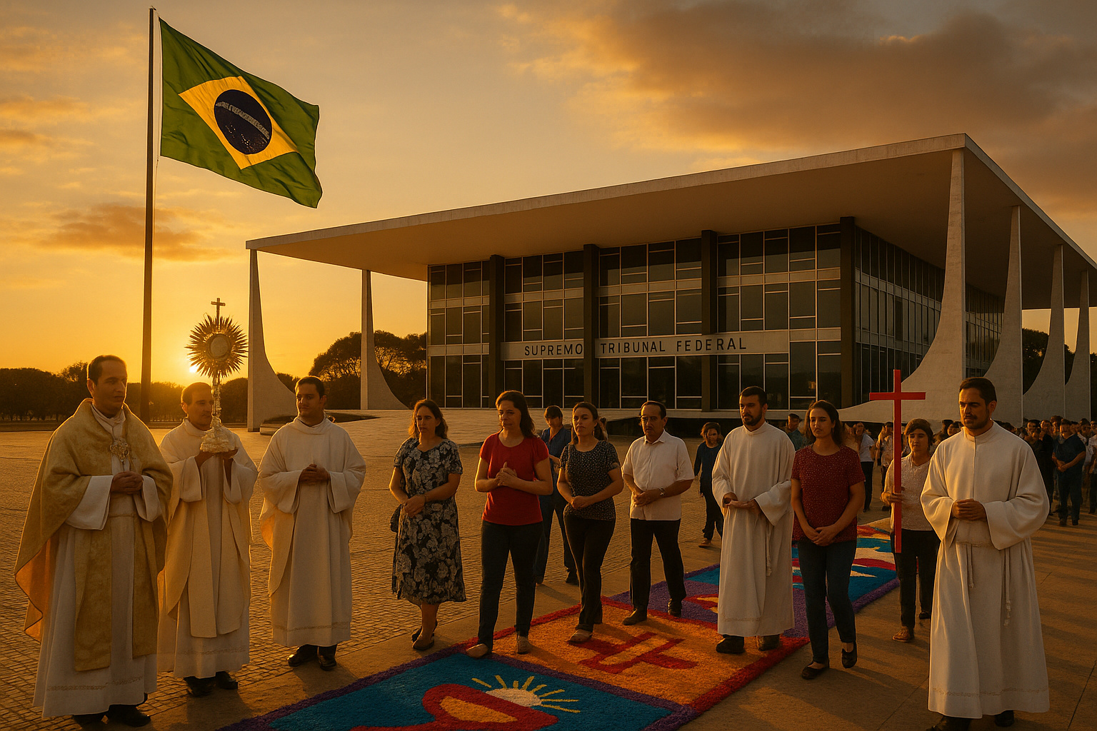 The state holiday of Corpus Christi is being questioned in the Supreme Federal Court (STF) following the controversy surrounding Law 11.002/2025 and a warning from the National Confederation of Commerce (CNC) about millions in losses for commerce