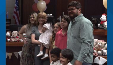 Nine Nueces County children adopted just in time for the holidays