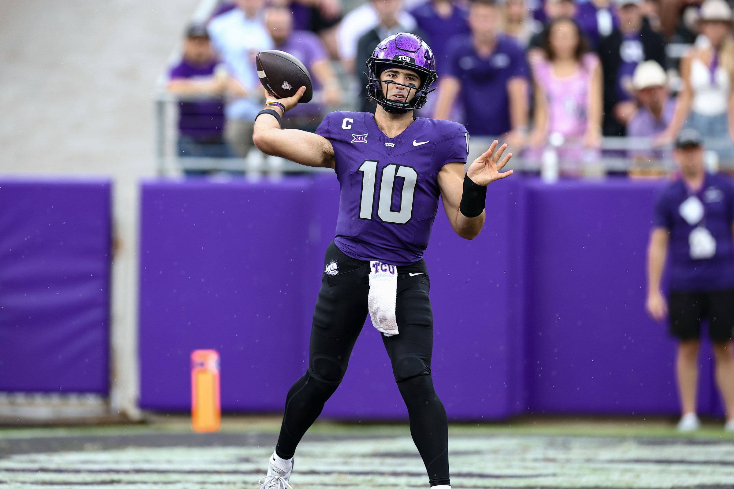 TCU QB Josh Hoover is 9th in the FBS in passing yards, pushing for his second-straight 3,000-yard campaign.