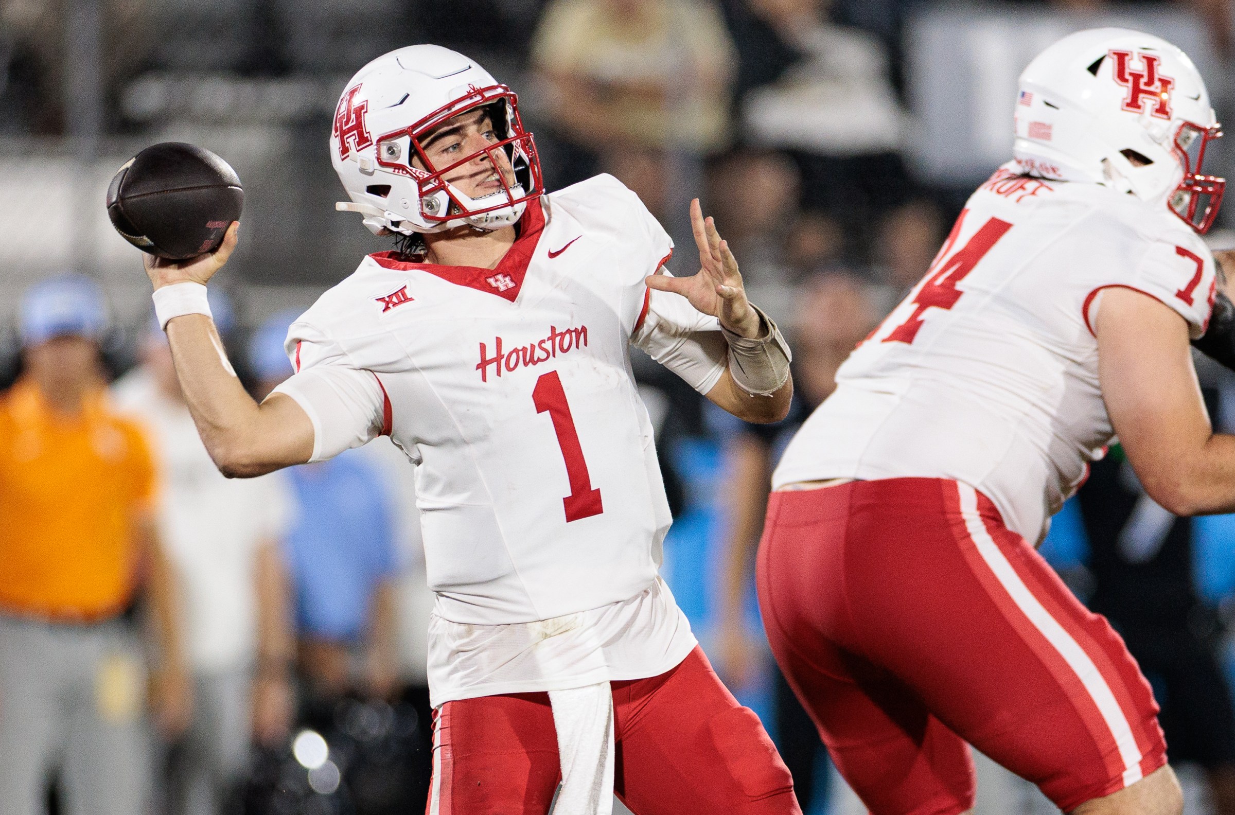 Houston is 4-0 when QB Conner Weigman rushes for at least 80 yards in a game.