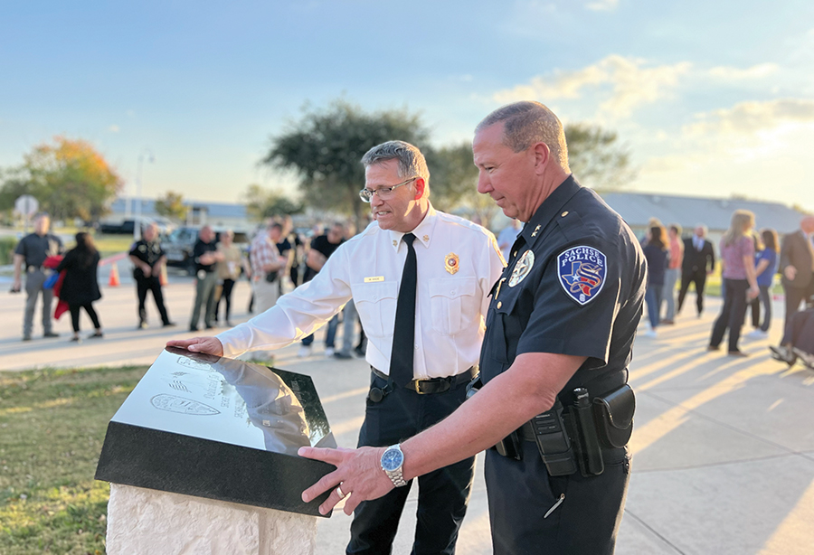 Sachse dedicates first responder monument