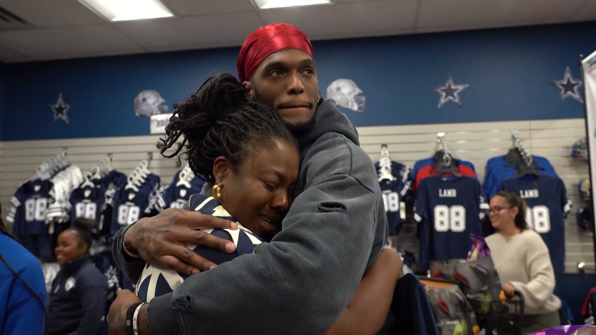 CeeDee Lamb surprises families with Thanksgiving grocery donation – NBC 5 Dallas-Fort Worth